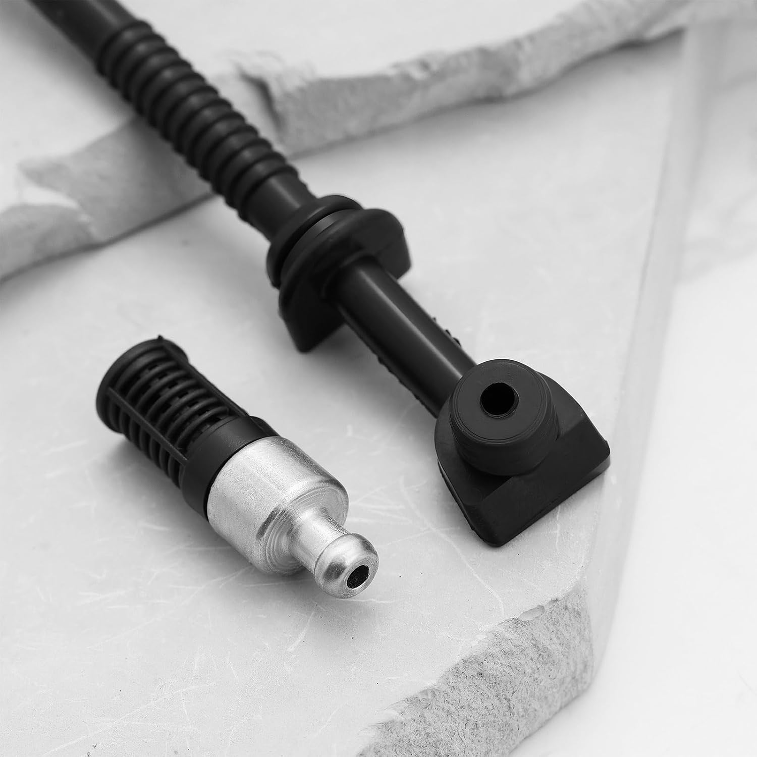 2 Set Oil Hose Line Tube and Filter Compatible with Stihl MS170 MS180 017 018 Chainsaw 1130 647 9400 image number 1