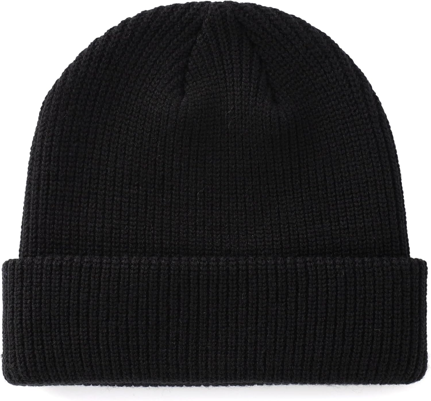 Winter Trawler Fisherman Beanie Men Women Unisex Stylish Plain Docker Skull Hat Roll up Watch Cap Color Pack image number 1