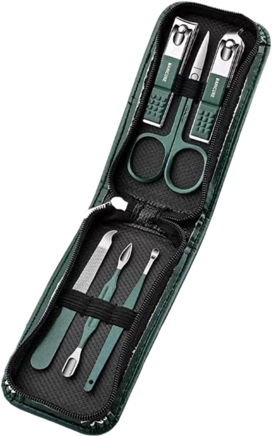 Nail Scissors Grooming Kit - Professional Pedicure Set Personal Care Set Grooming Kit - Steel Nail Clippers Scissors Pedicure Tools Kit with Bag for Women and Men Pochy image number 4