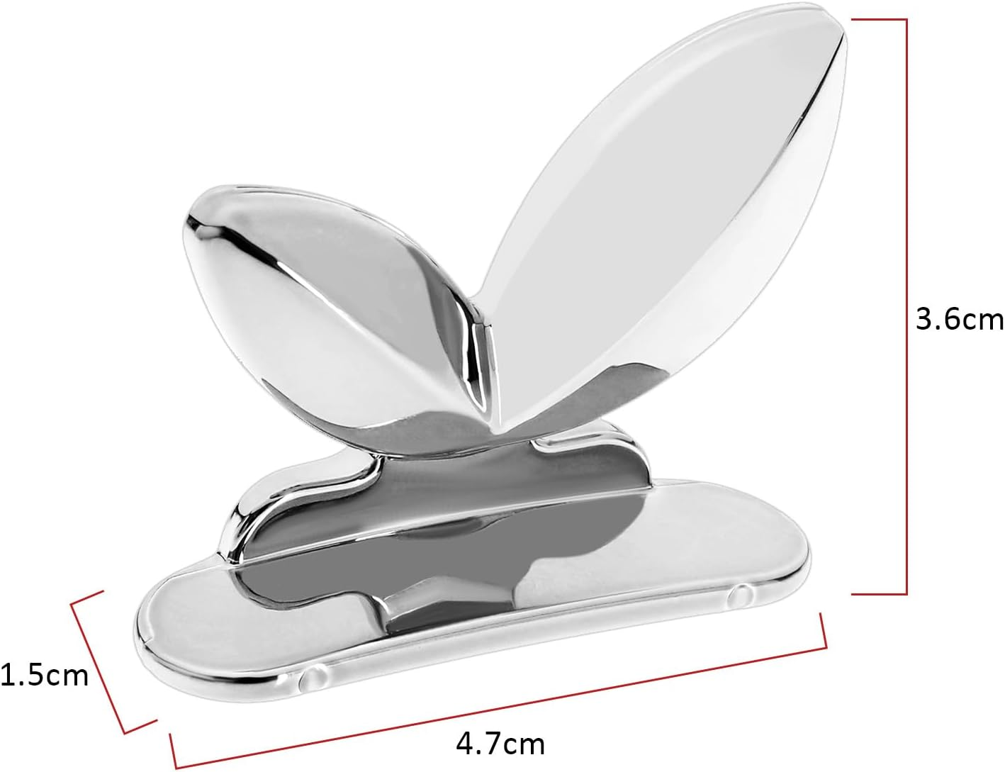 2Pcs Toilet Seat Lifter with Acrylic Adhesives ABS Toilet Lid Handle Toilet Lid Lift Tool Accessories for Home Hotels Toilet Silver image number 2