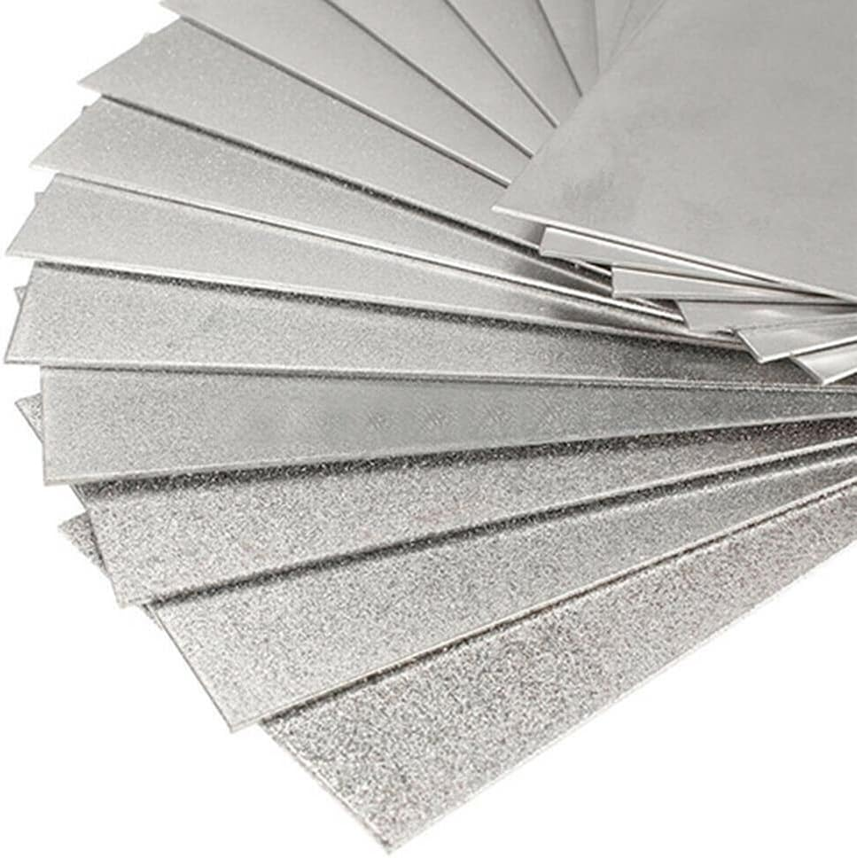 Thin Diamond Rectangle Knife Tool Sharpening Stone Whetstone 320 Grits image number 5