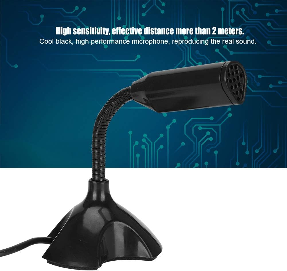 Microphone, High Performance High Sensitivity USB Driveless Plug and Play Computer Microphone for Xp/For 2/3 image number 3