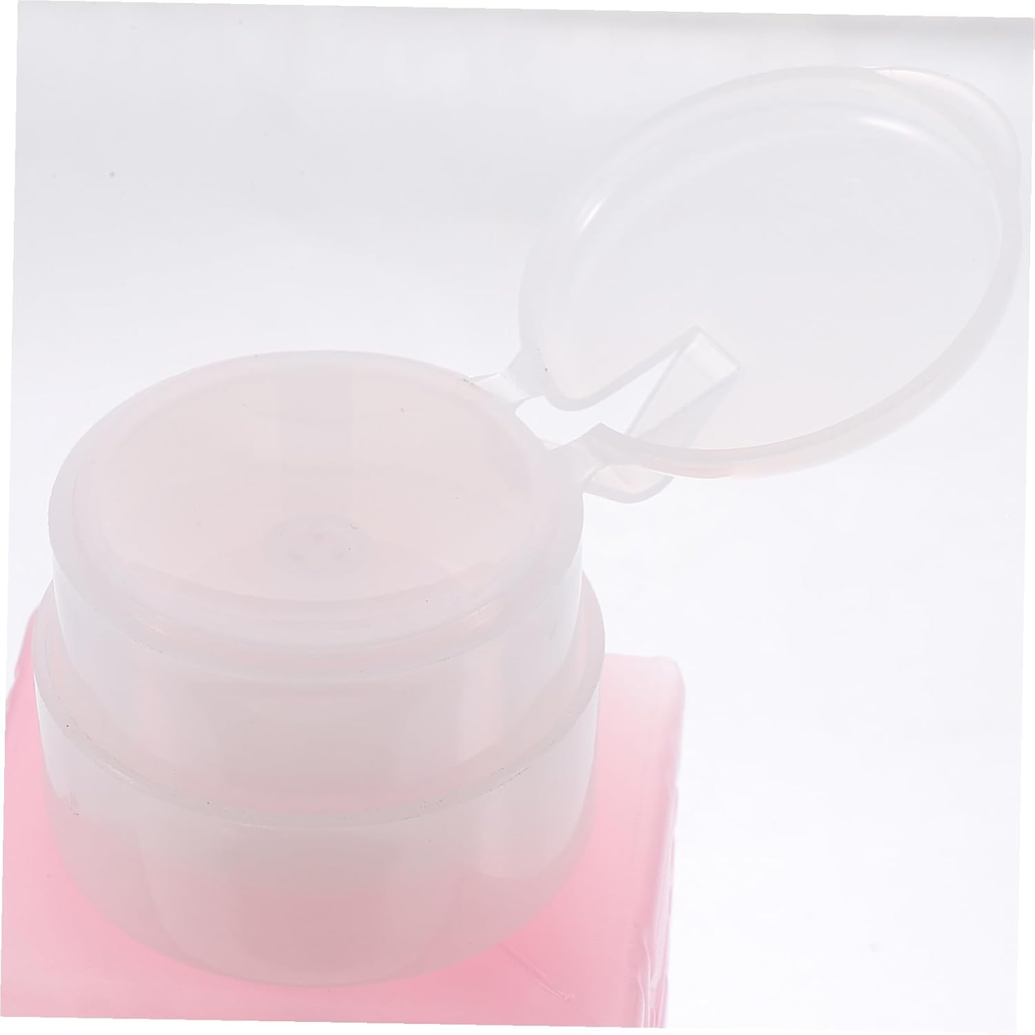 Garneck Push down Nail Polish Remover Dispenser Pump Bottle Lockable Leakproof Container for Makeup Remover and Nail Art Liquid Storage Reusable Portable Travel-Friendly image number 4