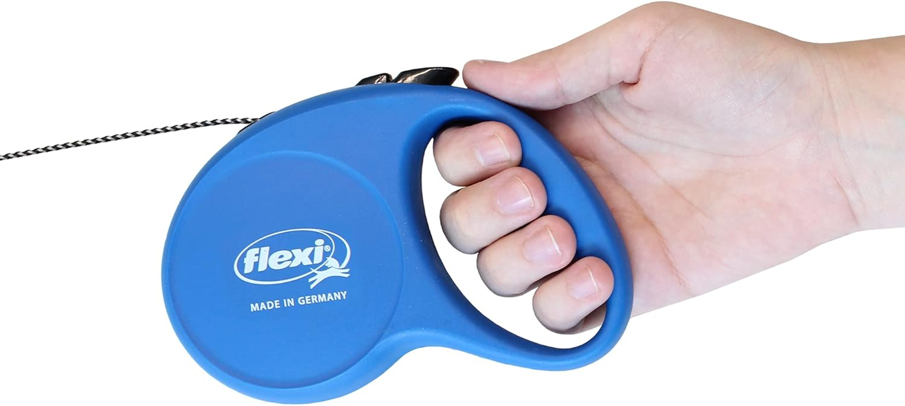 FLEXI Fun Retractable Dog Lead, Small, 5M Cord, Blue, for Dogs under 12Kg image number 2