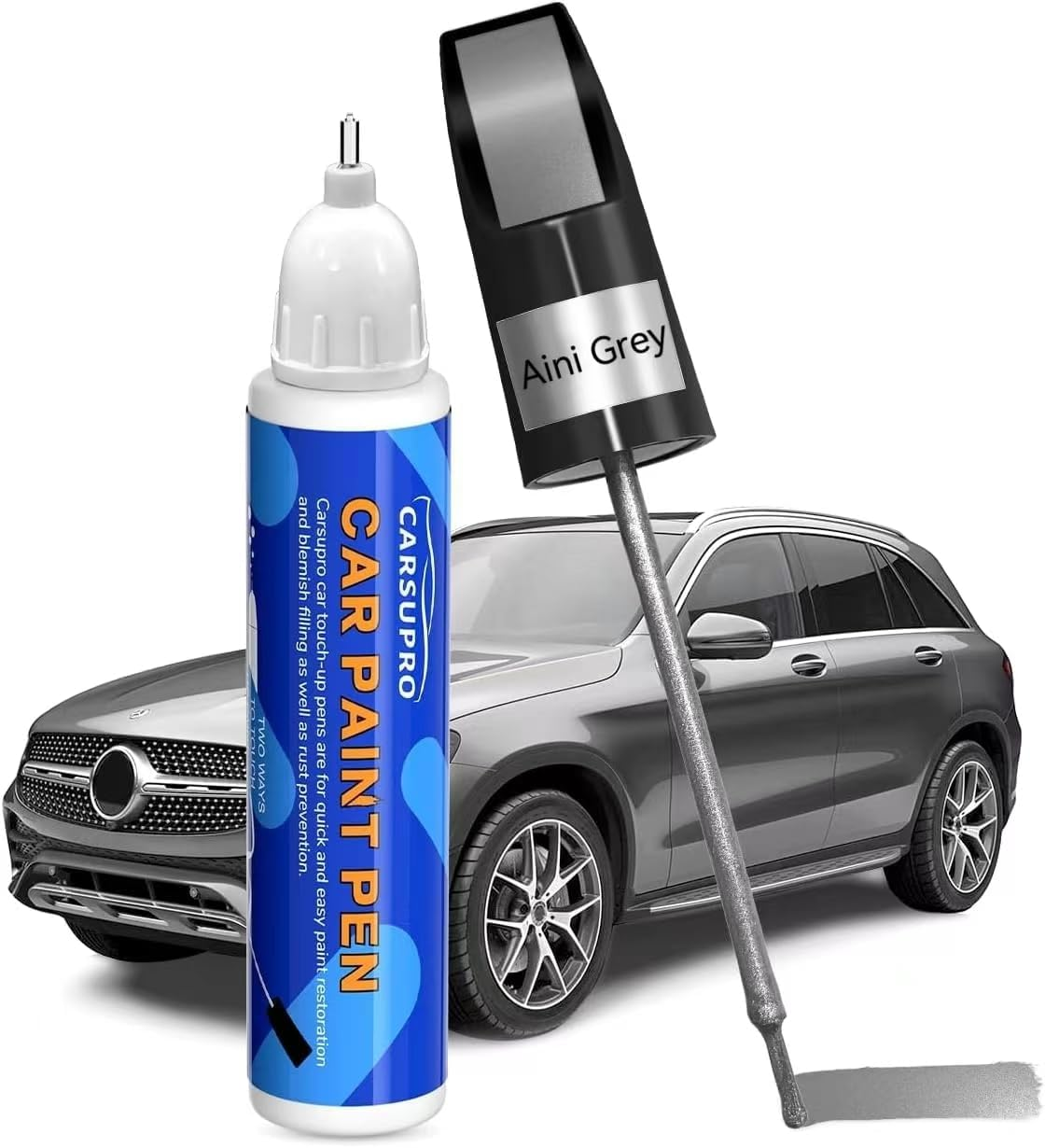 Touch up Paint for Cars,Car Paint Scratch Repair Color Accurate Quick Fix and Convenient Operation(Aini Grey)