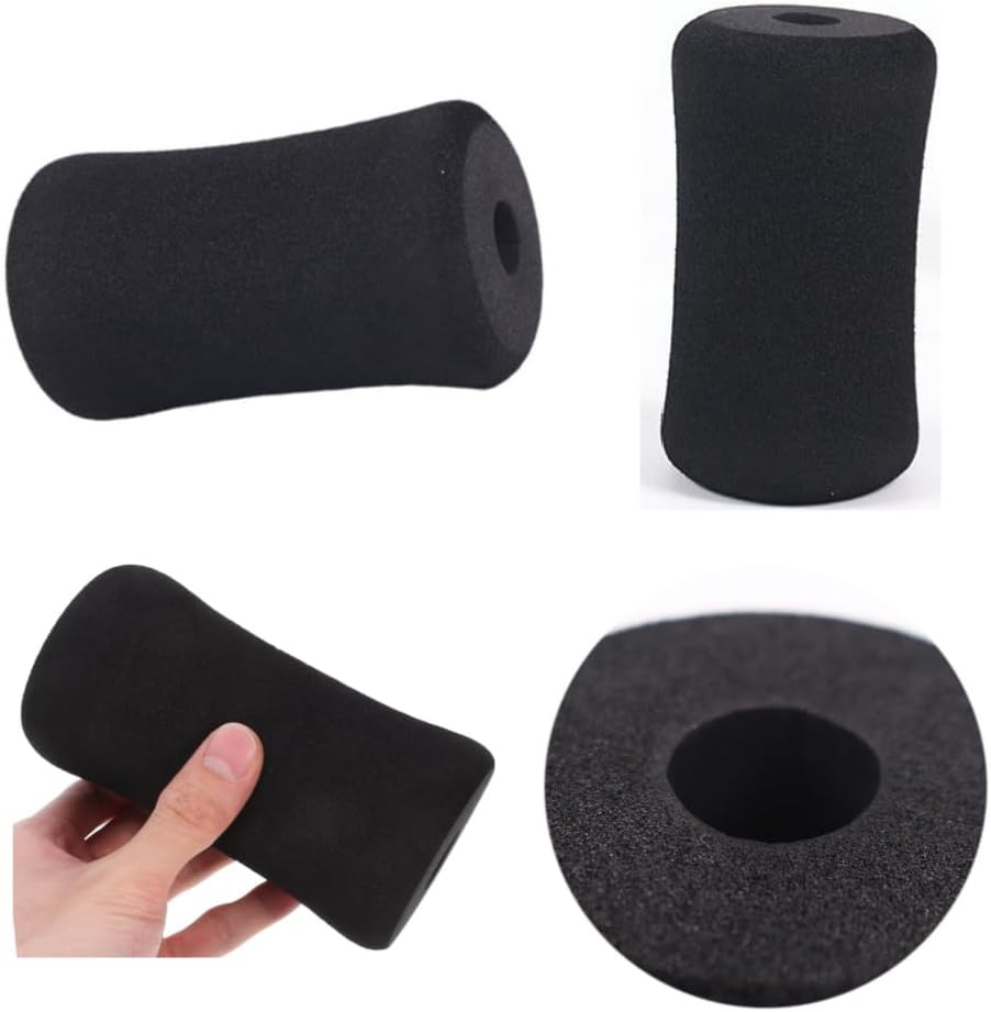GYWHOOFT 4 Pack Foam Foot Pads Covers for Wheels Replacement Pads for Exercises Gym Pad Equipment image number 3