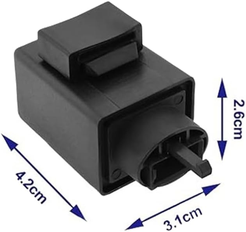 Indicator Flasher Relay 3 Pin Compatible with Honda CRF300L VTR1000F Fast Flash Fix 38300KK9951 Motorcycle Turn Signal Accessories