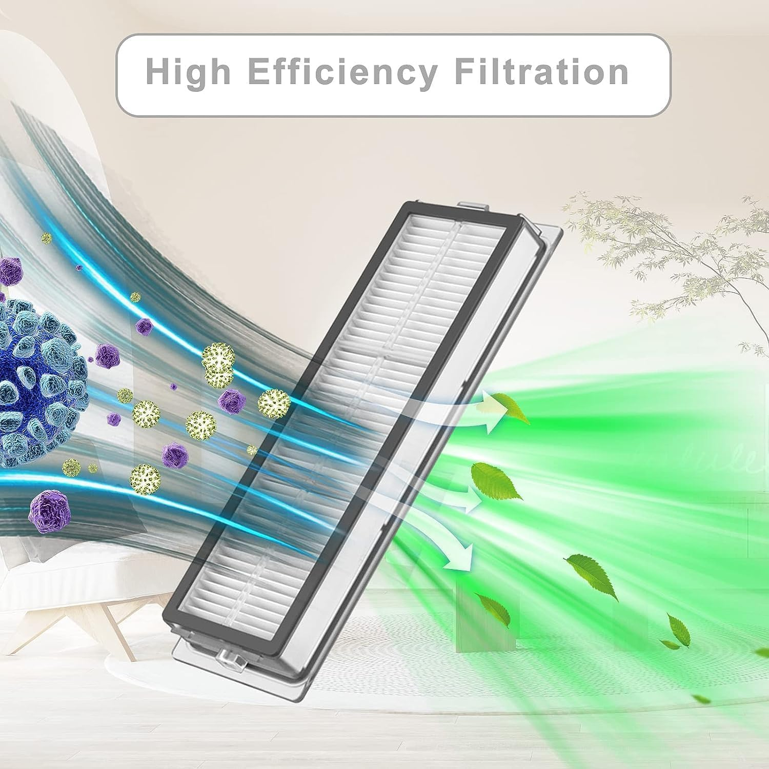 YBVABE Replacement Accessories Kit Compatible with Dreame L10S Ultra/Xiaomi X10+Robot Vacuum 【Not for L10S Pro Ultra Heat / L10S Ultra Gen2 】 （ 24Pack） image number 1