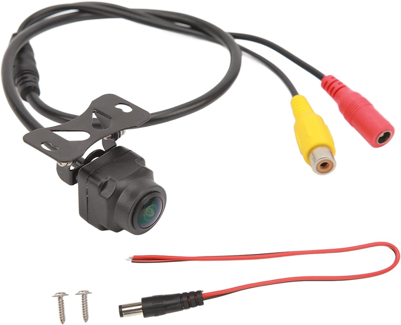 Reverse Camera, Weather Resistant Night Vision Waterproof 180 Degree Wide Angle Backup Camera HD Color Image for Car SUV RV Pickup (1080P) image number 2