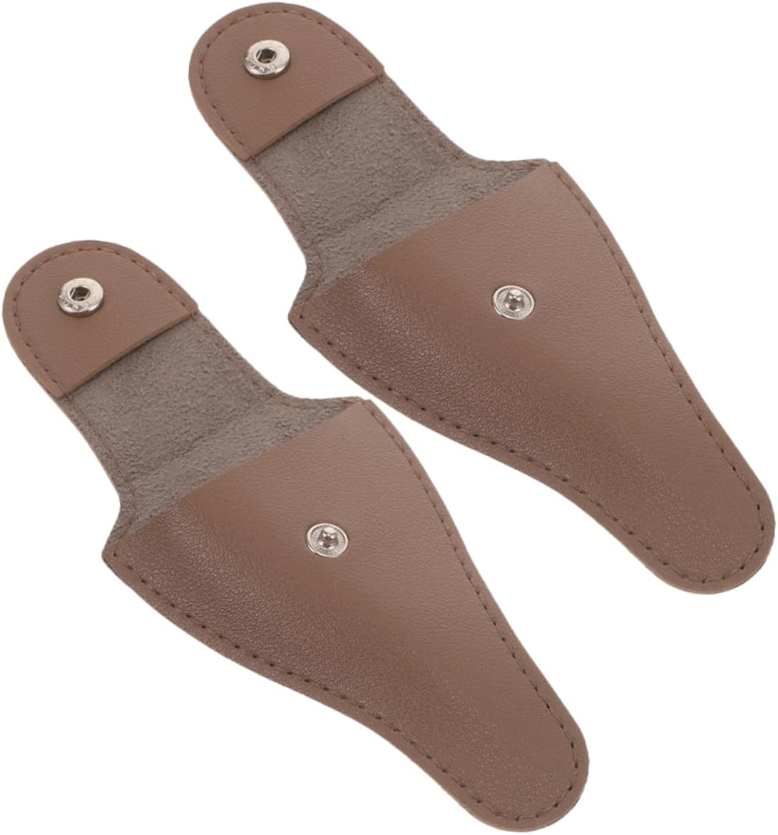 Ipetboom 4Pcs Pu Nail Scissors Holder Cuticle Clipper Protectors Manicure Pedicure Tool Cover for Toenails Manicure Supplies image number 5