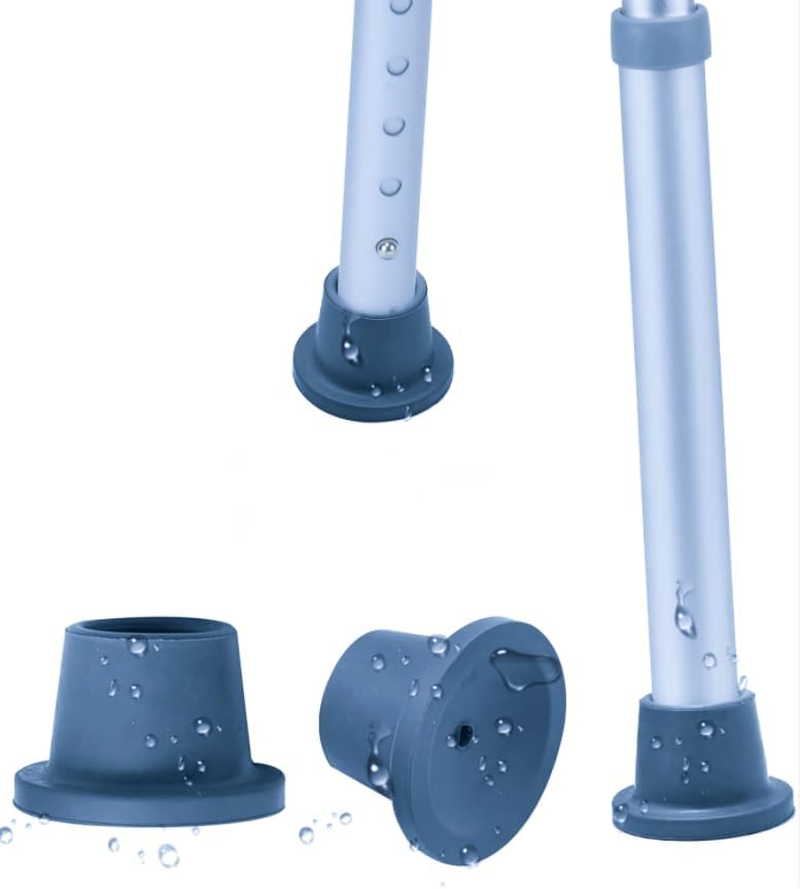 Rubber Tips for Bath Shower Chairs and Transfer Benches, 4Pcs Non Slip Shower Bench and Tub Transfer Benches Feet Tips, Rubber Shower Chair Foot Leg Sliders Tip for Shower Chair and Bath Seat image number 6