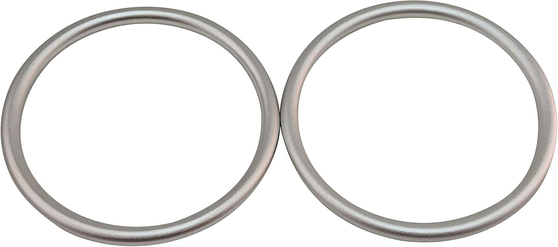 Sling Rings 3-Inch Diameter by Cutie Carry. Infant Approved, Mom Loved. Aluminum, Lab Tested for Strength and Safety. Works with Your Own Material or Convert Wrap to Sling. (Silver) image number 1