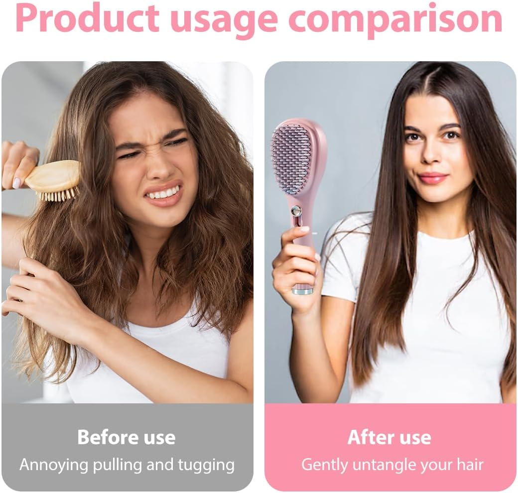 Luliyldj Curly Hair Brush, Curl Defining Brush, Hair Brush for Combing and Shaping, Reduces Pulling and Curling Separation for Defined Curls image number 5