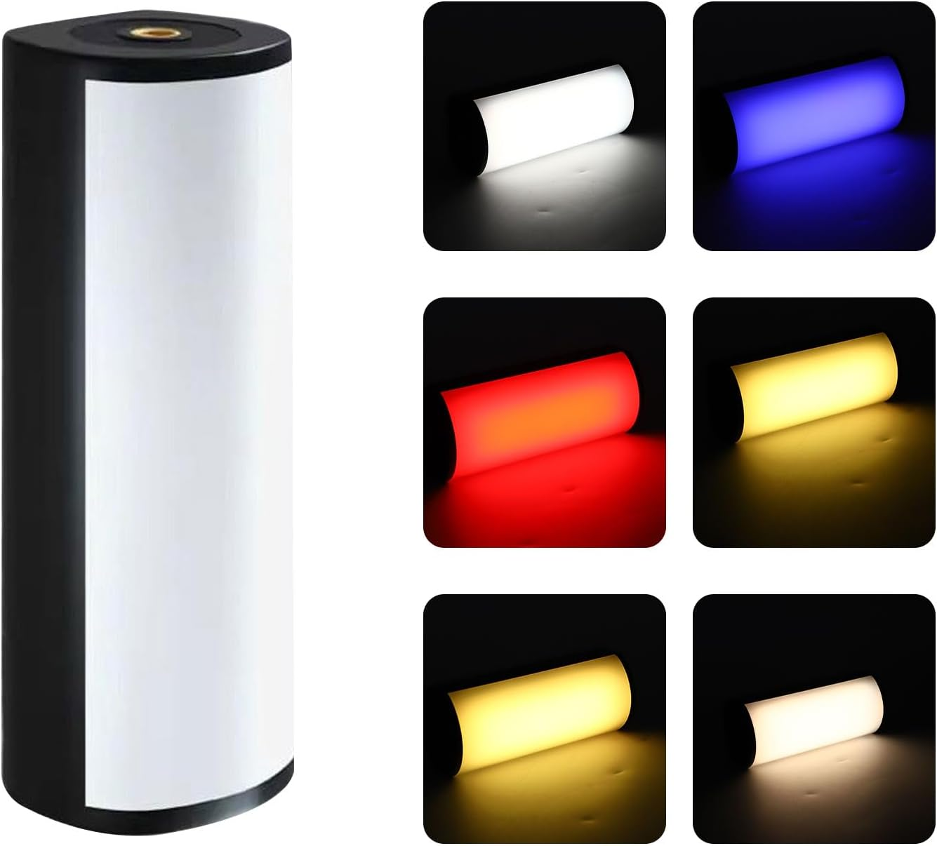 Yechiry RGB LED Video Light Stick, 88 LED Beads 700LUX 120&deg; Lighting Angle 2500K-9000K Portable Magnetic Light Wand with LCD Screen & 13 Scene Effects for Photography Vlogging Party