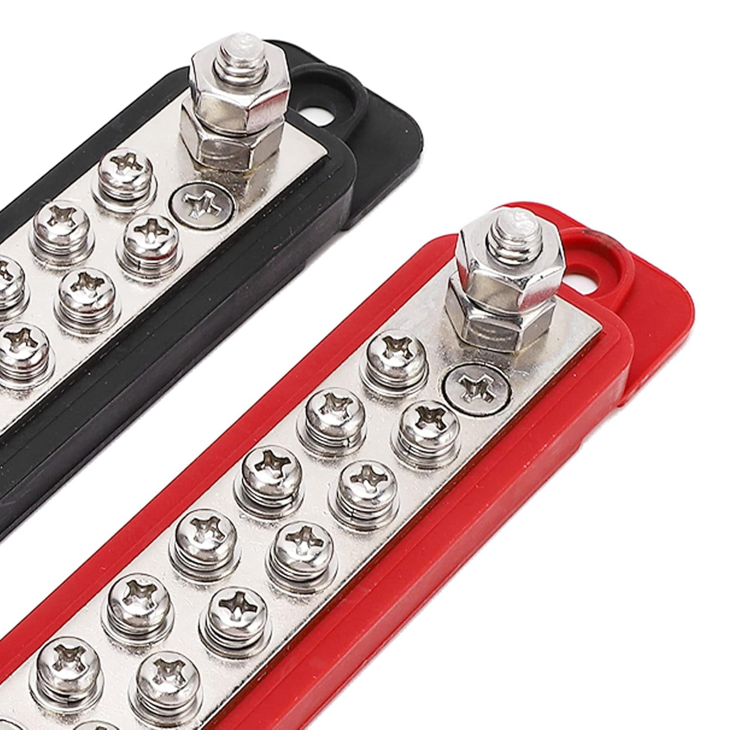 Power Distribution Block 12 Way 12V 180A Stud Marine Bus Bar with 32Pcs Terminal for Boat Vehicle image number 1