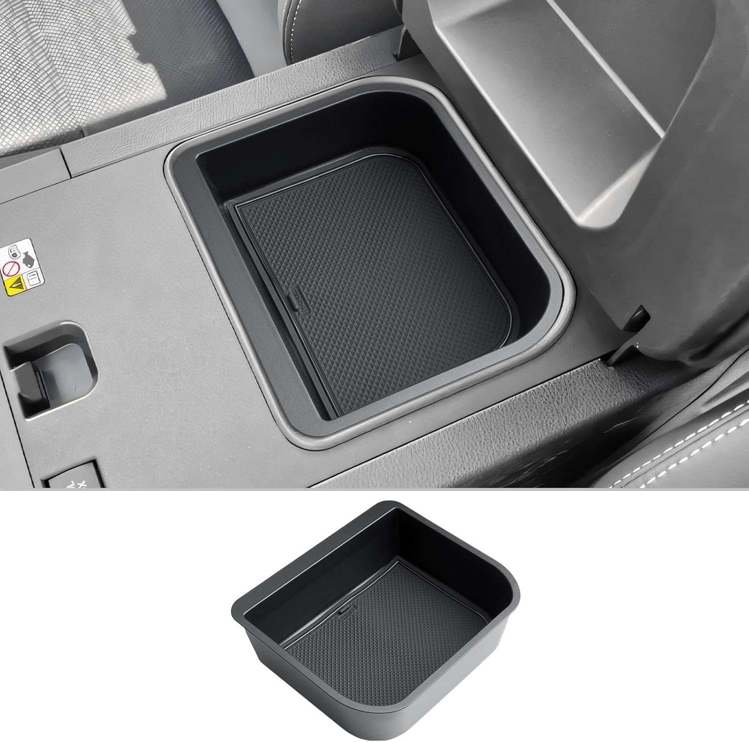 Center Console Cool Box Organizer for for Lexus GX 550 2024 2025/2024 2025 Toyota Land Cruiser Prado 250 Armrest Storage Box ABS Insert Tray Accessories (Only Fit Cool Box) image number 2