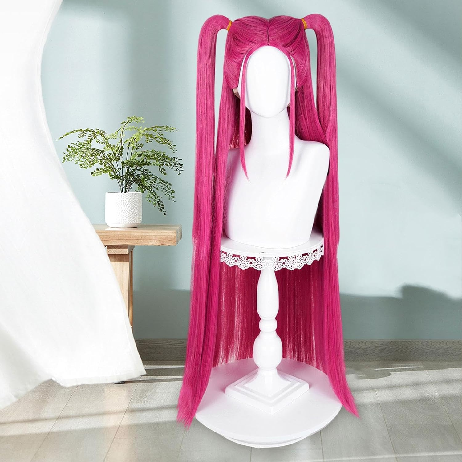 Hzskjyt Anime Cosplay Wig Party Wig Heat Resistant Comfortable Girls Realistic Costume