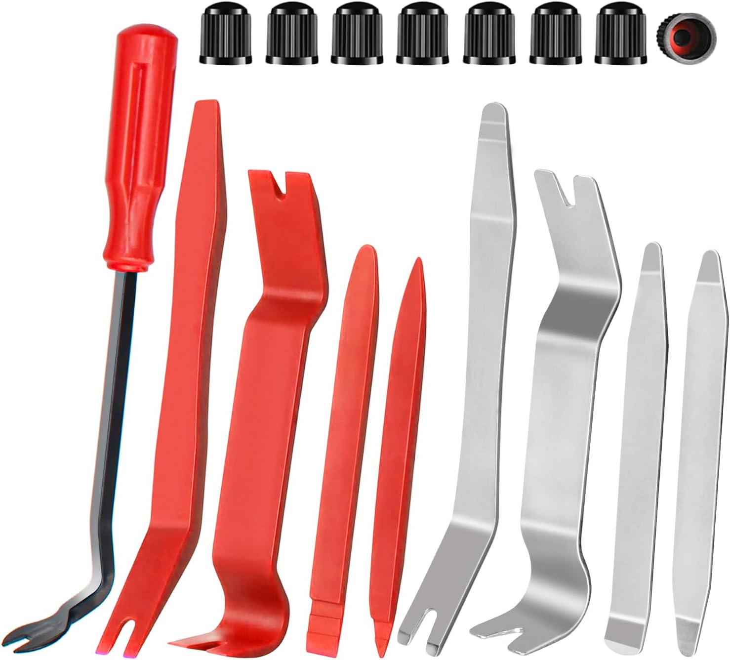 Wetado Auto Trim Removal Tool Kit, Car Door Audio Panel Trim Removal Set 17Pcs