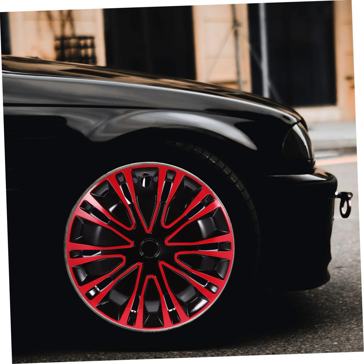 SWOOMEY 2Pcs Car Wheel Covers Hubcap Wheel Cover Replacement for Car DIY Decorative image number 1