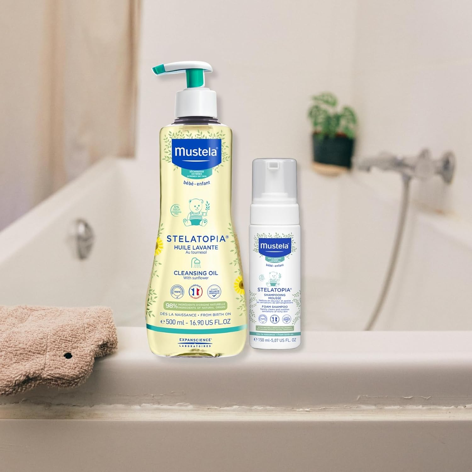Mustela Eczema-Prone Skin Bath Time Bundle