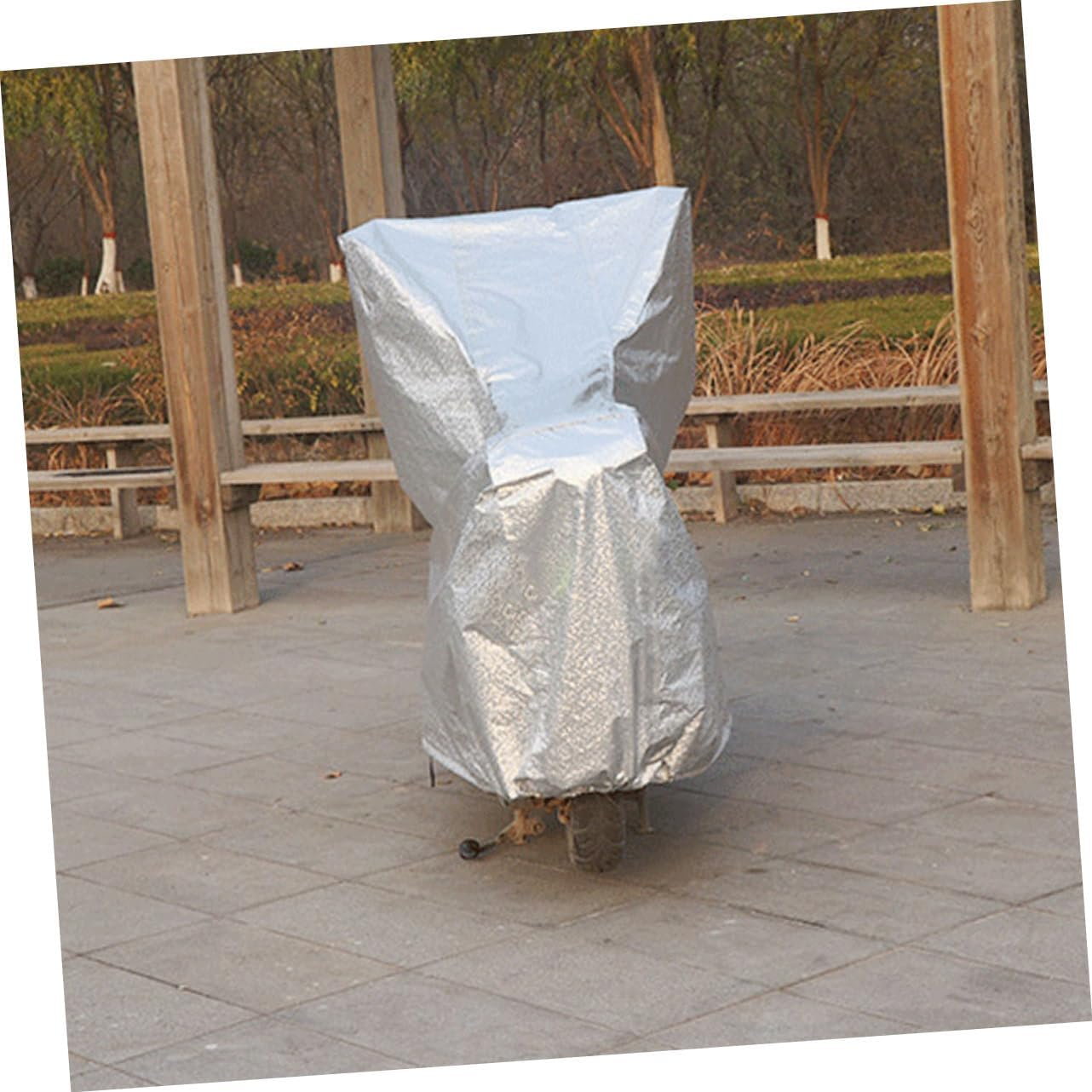 Beatifufu Motorbike ATV Scooter Cover Weatherproof Polyester Rainproof Sun Block Protector Elastic Bottom for Motorcycles image number 4