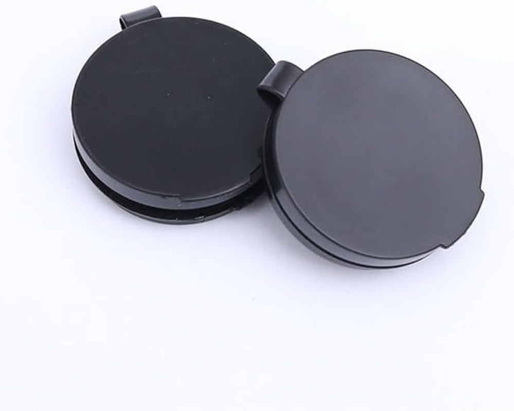 2Pcs WALFESHOO Thumbprint Ink Pads Ink Pad Stamp Pad for Office Notary Supplies Identification Security ID Fingerprint Cards Law Enforcement Fingerprint (Black) image number 2