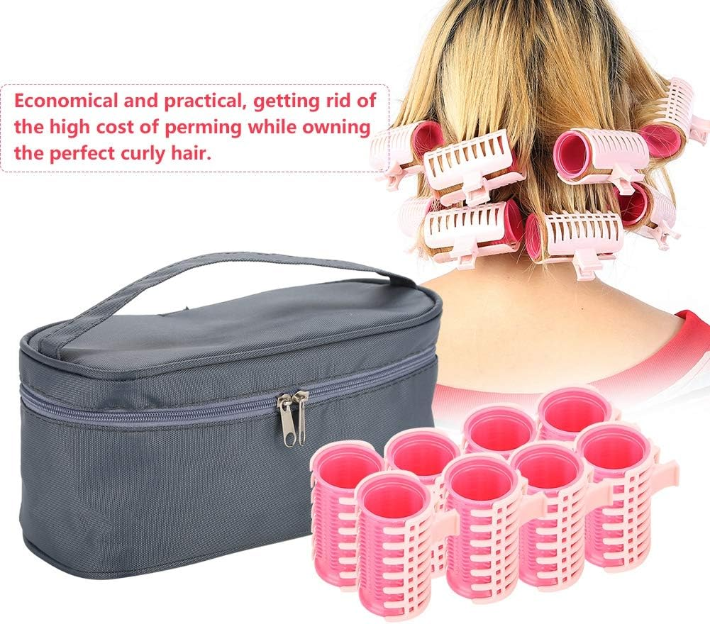 Magic Air Fringes Curling Iron Self Adhesive Hair Curls Plastic Portable Bag with 8 Rollers and Package Curlers Styling Tools for DIY (Lockenstab) image number 6