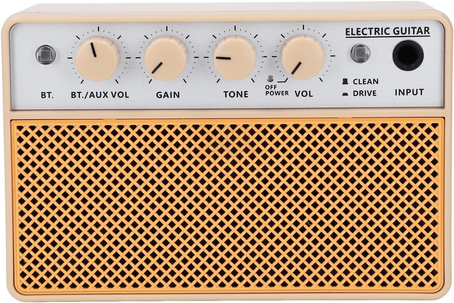 10W Electric Guitar Amplifier, Double Channels Portable Guitar Amp, 3000Mah Practice Guitar Amp with BT and AUX Input, Headphone Output, Clean and Drive Channels image number 1