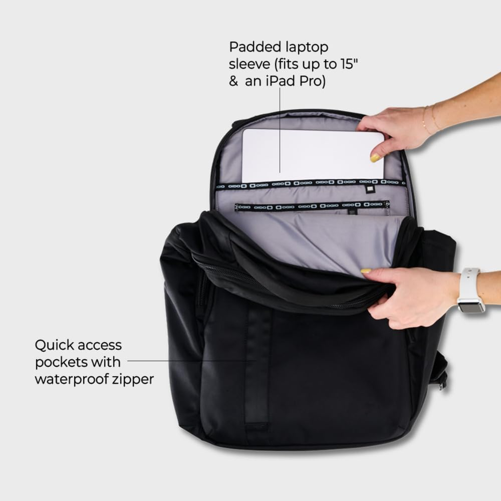 OGIO Pace Pro Backpack (Laptop Sleeve, Durable, Water Resistant, Multi-Pocket) image number 3