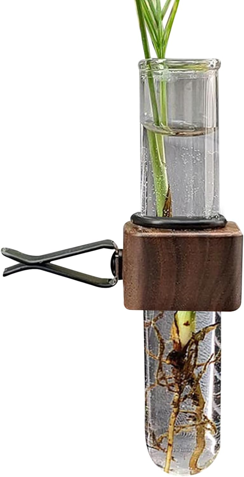 Rissunkv Car Vent Plant Holder | Air Vent Glass Plant Holder | Aesthetic Automotive Interior Ornament Charm for Women Girls Mother Father image number 1
