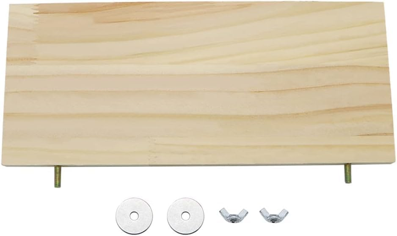 Parrot Bird Wood Perch Stand Platform Rectangle Square Shelf Stand Board for Budgie Parakeet Cockatiel Hamster Gerbil Rat Chinchillas Guinea Pig image number 3