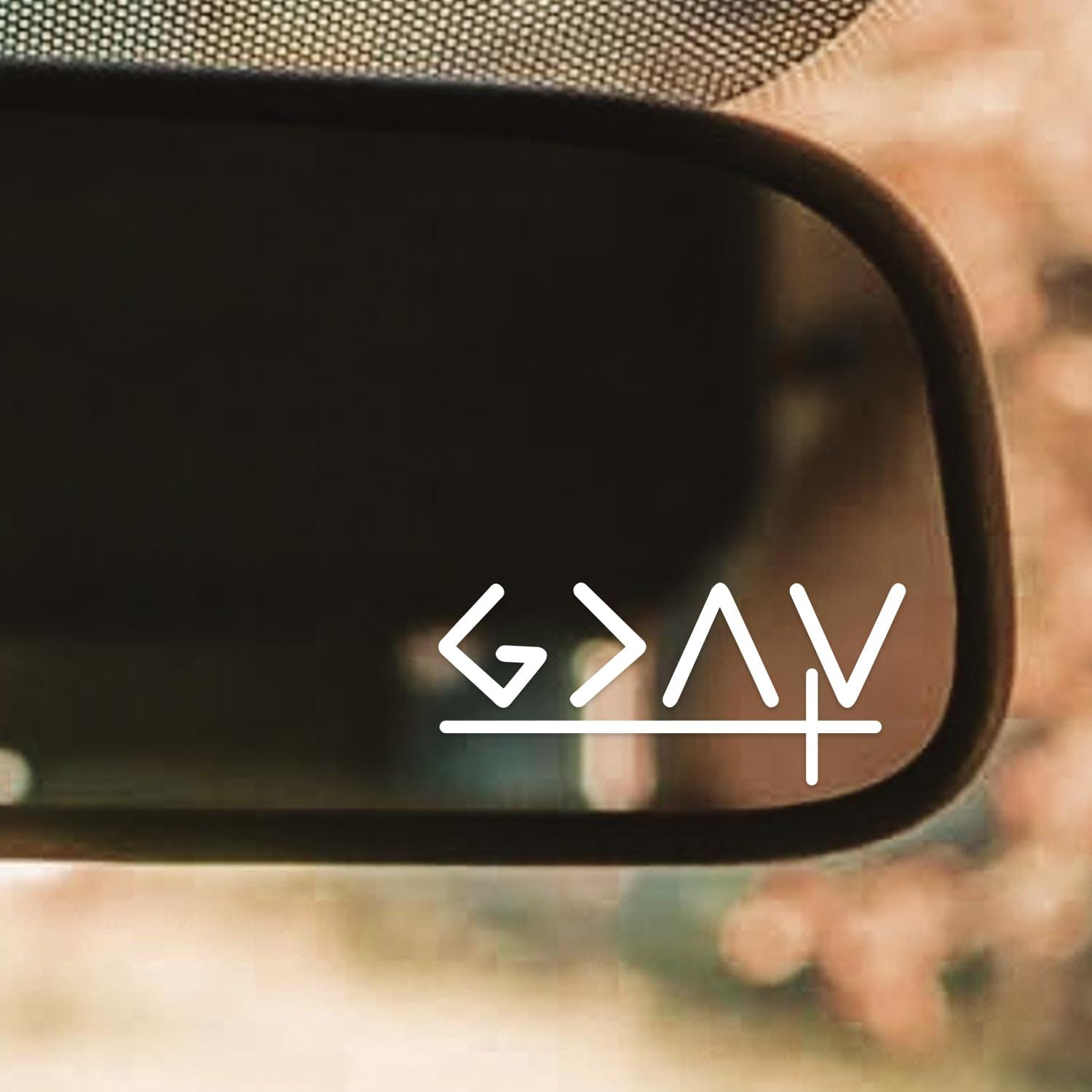 Pack 3. God Is Greater than the Highs and Lows, Easter Sticker Book, Easter Vinyl Stickers for Rearview Mirror, Laptop, Water Bottles, Car Stickers, Jesus Stickers, Christian Car Decals (GAV) image number 1