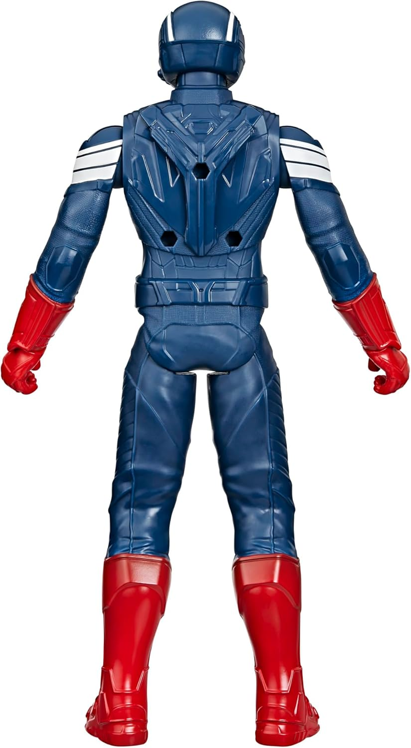 Marvel Studios Captain America Brave New World, 12-Inch Deluxe Captain America Action Figure, Shield & Accessories, Super Hero Toys for Kids 4 and Up image number 4