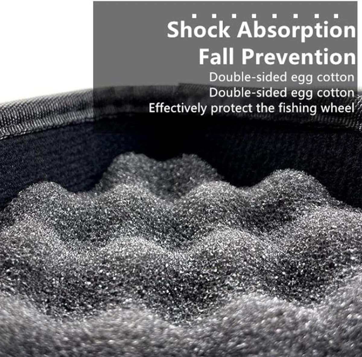 AIMALL Fishing Reel Storage Case with Shockproof Protection - Water-Resistant, Durable EVA Design, Sizes S/M/L for Spinning and Casting Reels image number 2