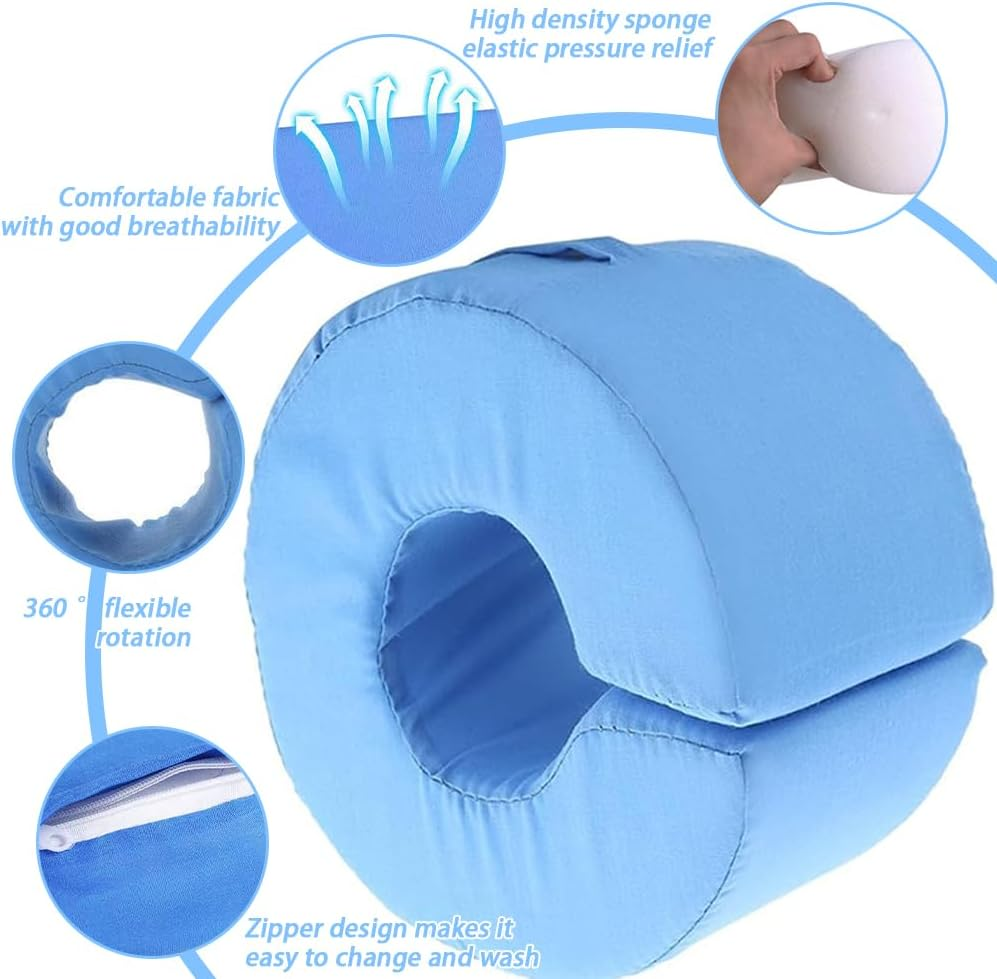 2 Pcs Foot Support Pillows,Hand Ankle Foam Cushion,Foot Elevation Pillow, Leg Elevator Cushion,Leg Lifting Support Pillow,Foam Foot Pillows Wedge, for Pregnant Women, Limited Mobility image number 3