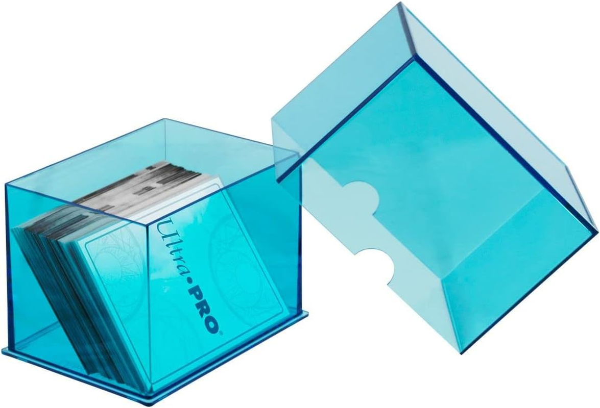 Ultra Pro Eclipse 2-Piece Deck Box, Sky Blue - Apple Red image number 3