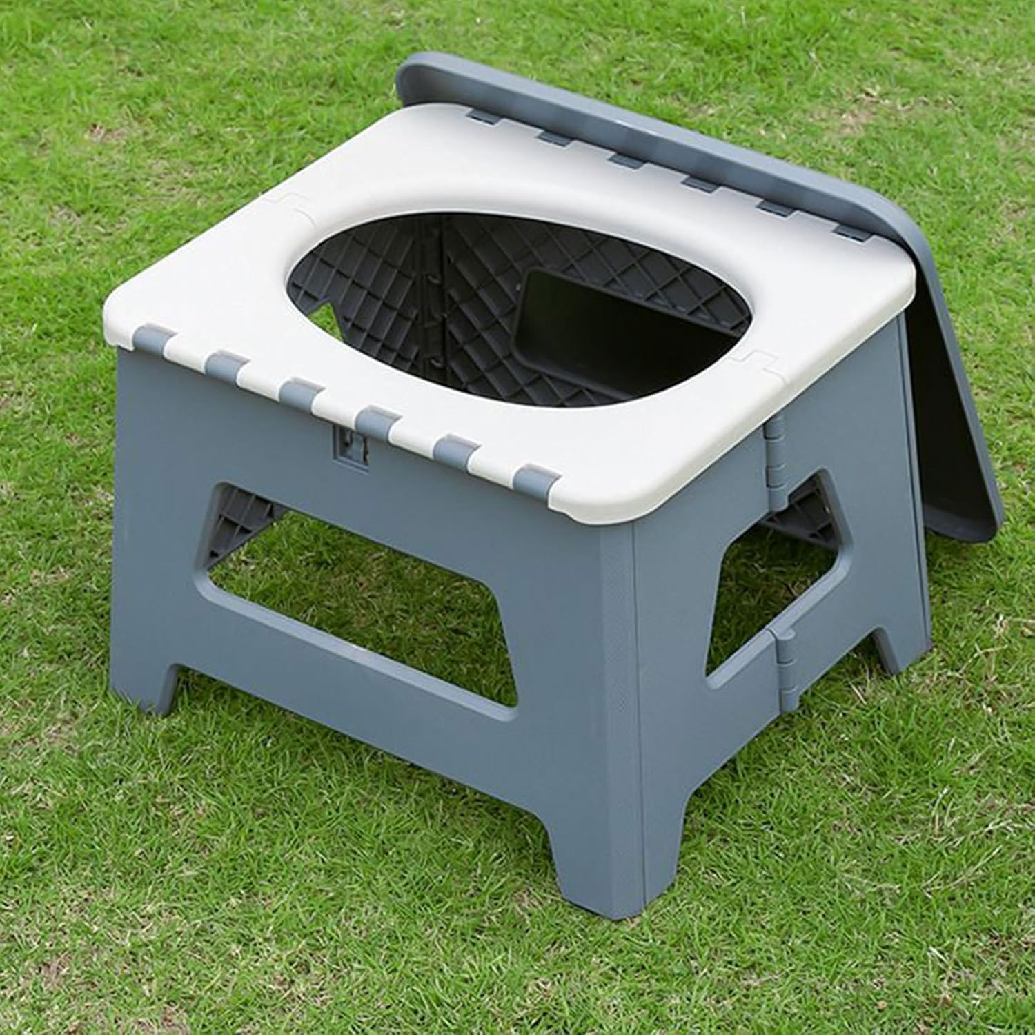 Camping Toilet - Toilet Camping,Foldable Seat Stool Privacy Accessories for Backpacking Hiking Tent RV Travel Car Boat - Black image number 4