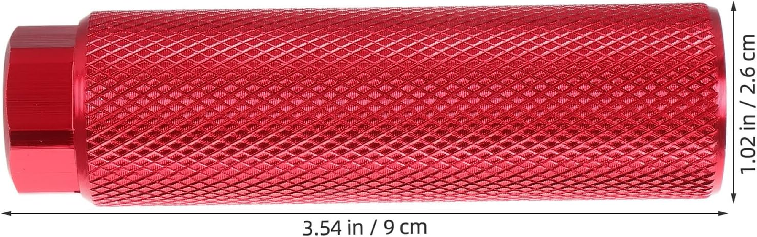 FOMIYES 2PCS Red Aluminum Alloy Bike Foot Pegs Universal Cycling Rear Wheel Pegs for Mountain and Compact Bicycles image number 1