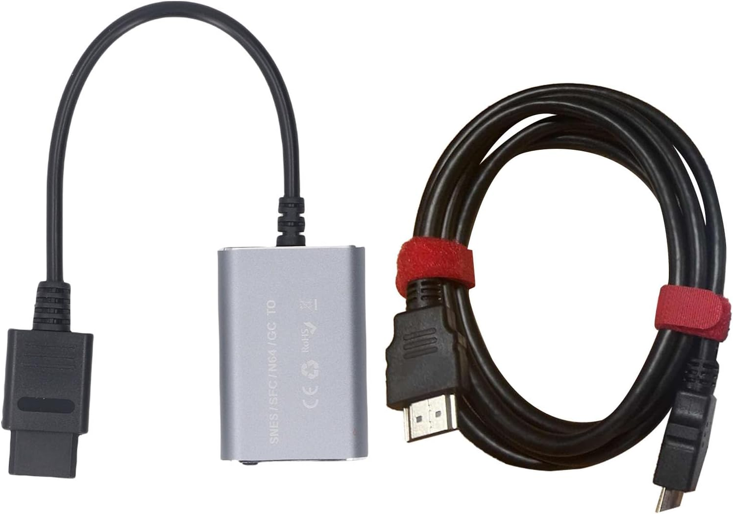 N64 to HDMI Adapter, HDMI Converter with 4:3 16:9 Switcher, 720P HD Video Converter for N64 SFC SNES NGC PAL NTSC Retro Game Console, Plug and Play image number 4