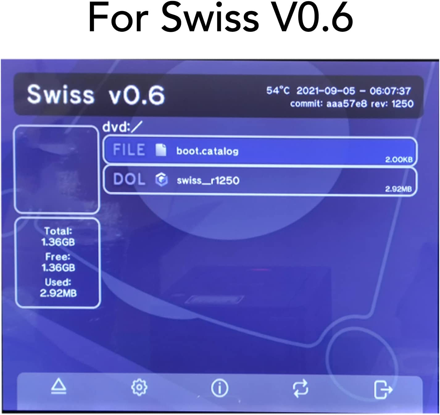NGC SD2SP2 PRO Adapter,Sd Card Reader Swiss Boot Disc Mini DVD Xeno GC Chip Allow Use Memory Card Larger than 2GB Compatible with (PAL EU Version) image number 1