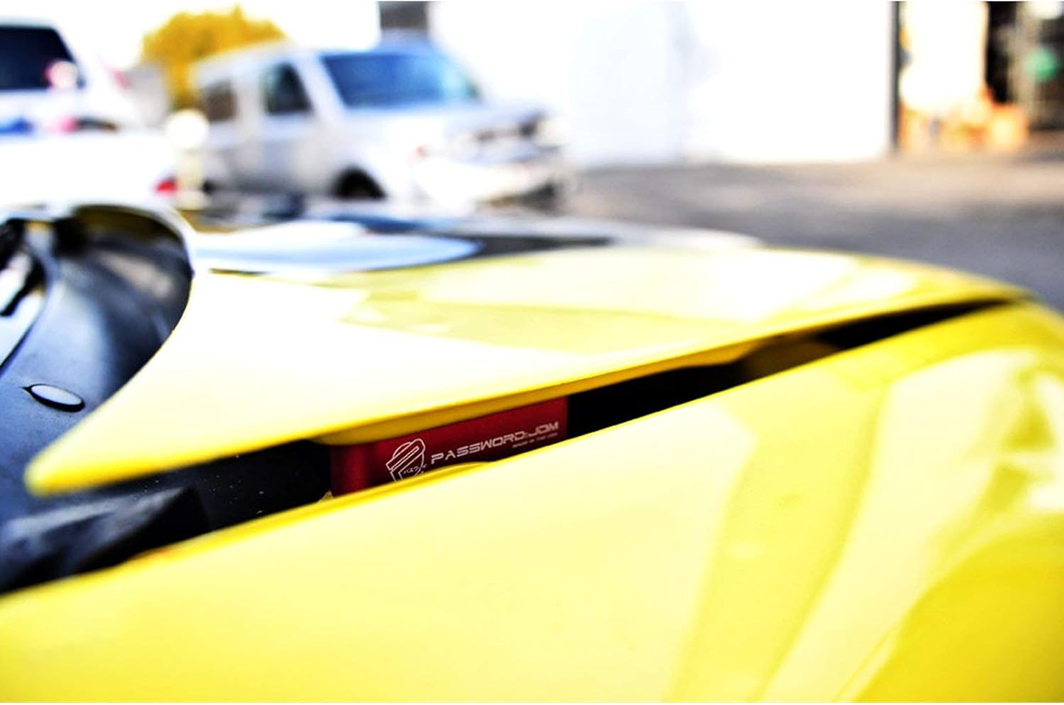 X Xotic Tech JDM Front Hood Vent Space Riser Spacer Modification Kit, Aluminum Alloy Billet Compatible with Honda Civic CRX, Acura Integra (Red) image number 3