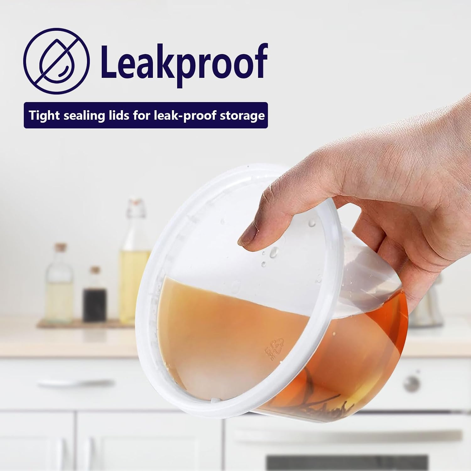 240-Pack 16 Oz Meal Prep Containers with Lids - Premium Quality,Leakproof,And Stackable - Designed for Large-Scale Meal Prep,Food Service Businesses, and Bulk Storage Needs - Bpa-Free and Freezer Safe image number 3