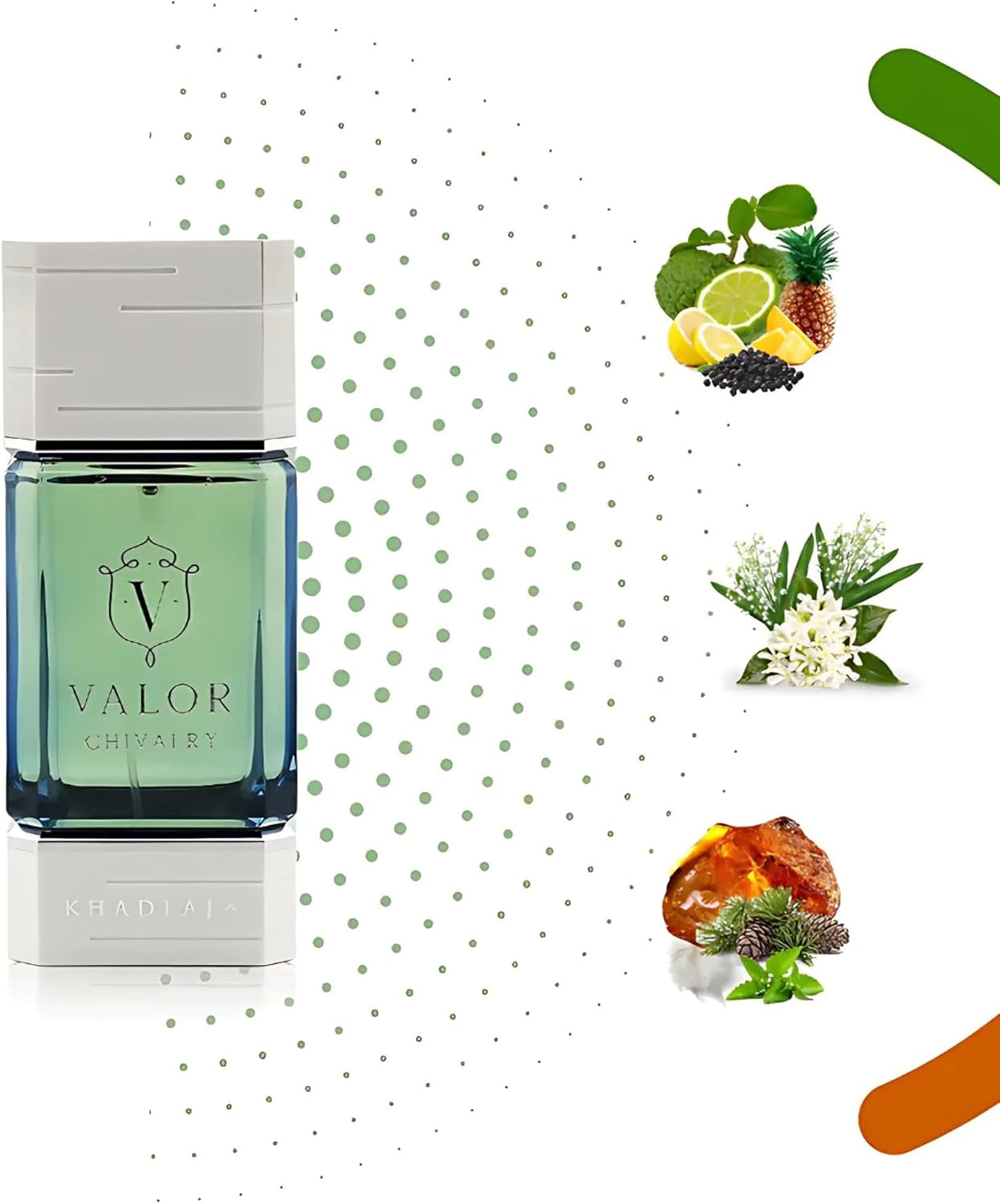 Valor Chivalry by Khadlaj for Men - 3.4 Oz EDP Spray image number 3