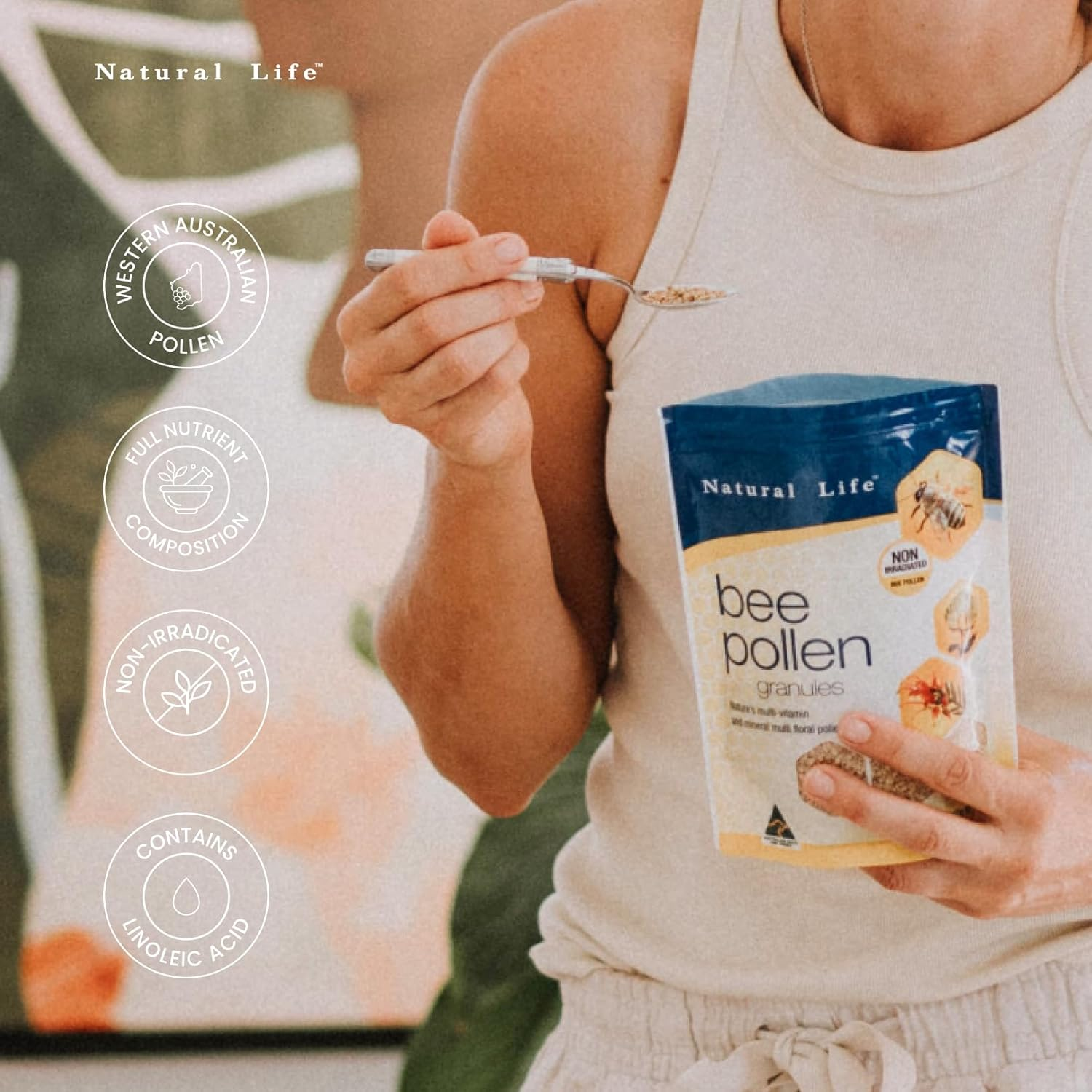 Natural Life Bee Pollen Granules | 250G image number 6