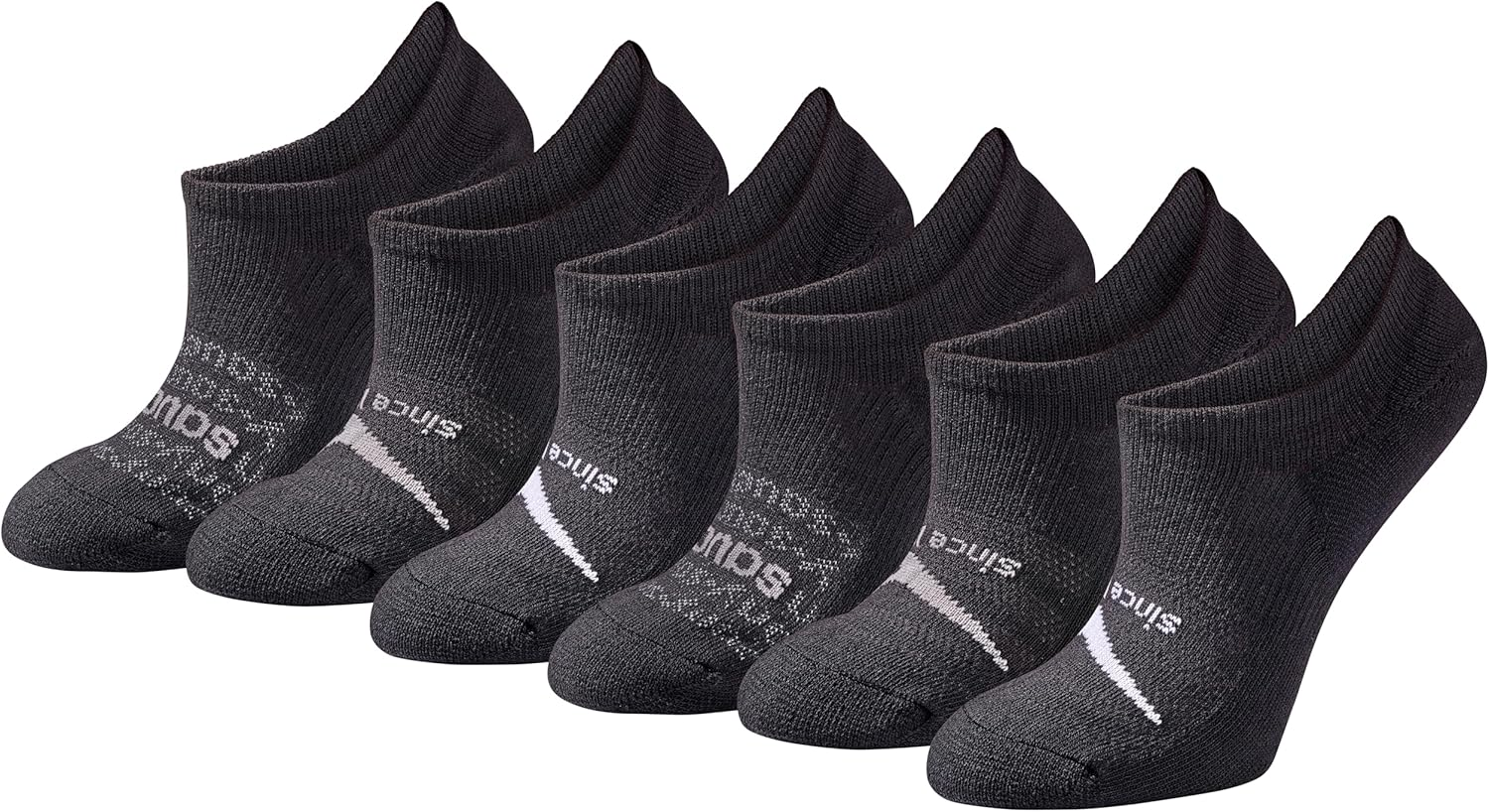 Saucony Women'S 6 Pack Selective Cushion Performance No Show Athletic Sport Socks