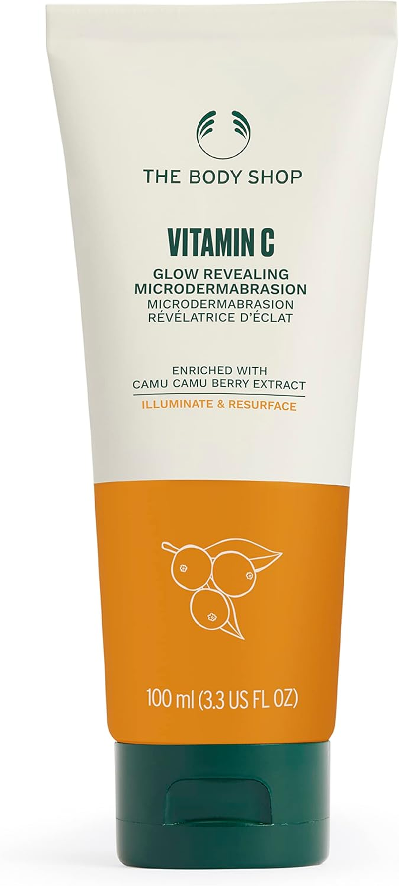 The Body Shop Vitamin C Glow Boosting Microdermabrasion, 3.3 Fluid Ounce image number 3
