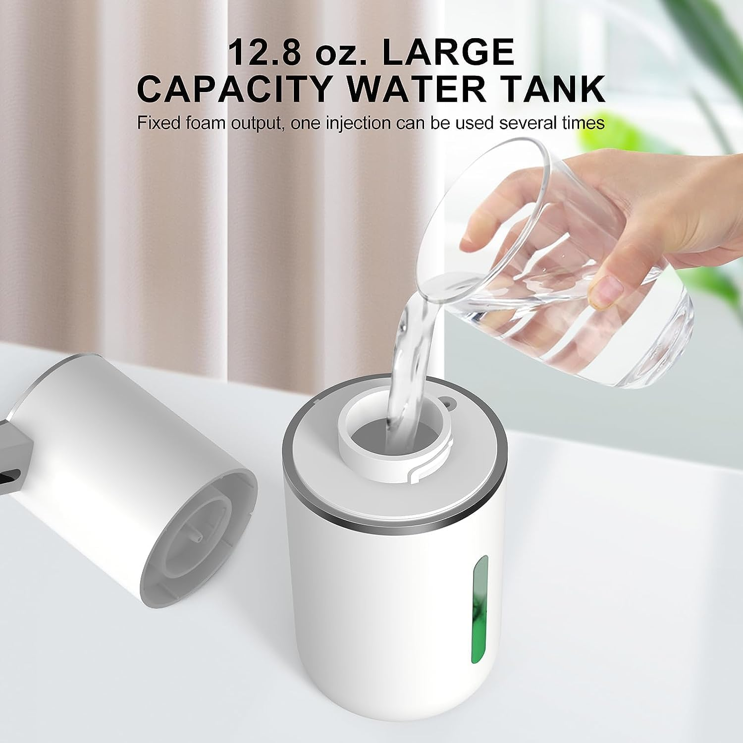 Automatic Soap Dispenser &ndash; Touchless Foaming Soap Dispenser 380Ml Dispenser Wall Mounted 4Levels Adjustable Foam Soap Dispenser Pump for Bathroom Kitchen Dish Soap image number 1