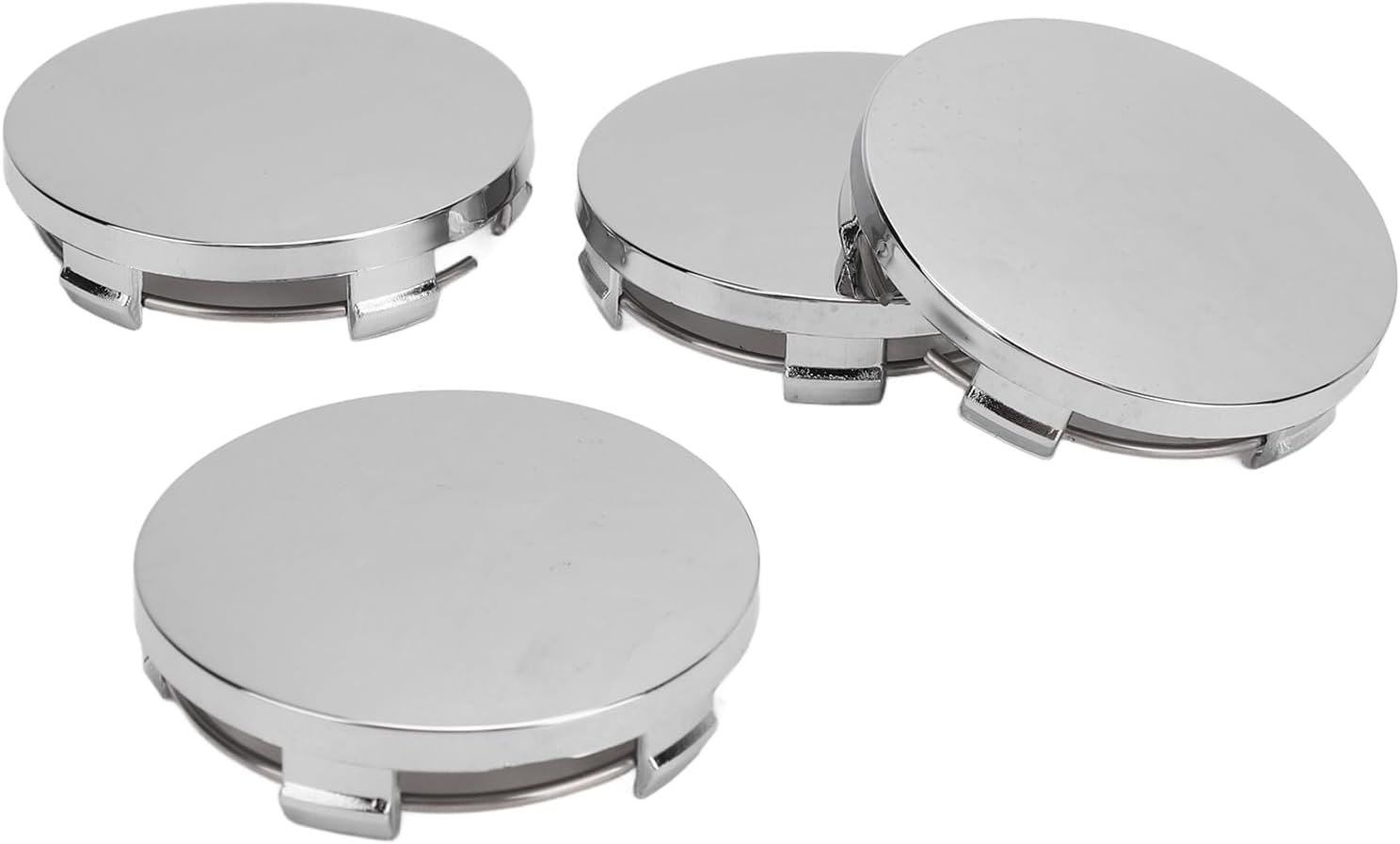 DAUZ Rim Hub Center Cover, Wheel Center Caps Stylish 60Mm Impact Resistant 4PCS Universal for Cars (Electroplated Colors), Dauz4W25Uaikmp-12