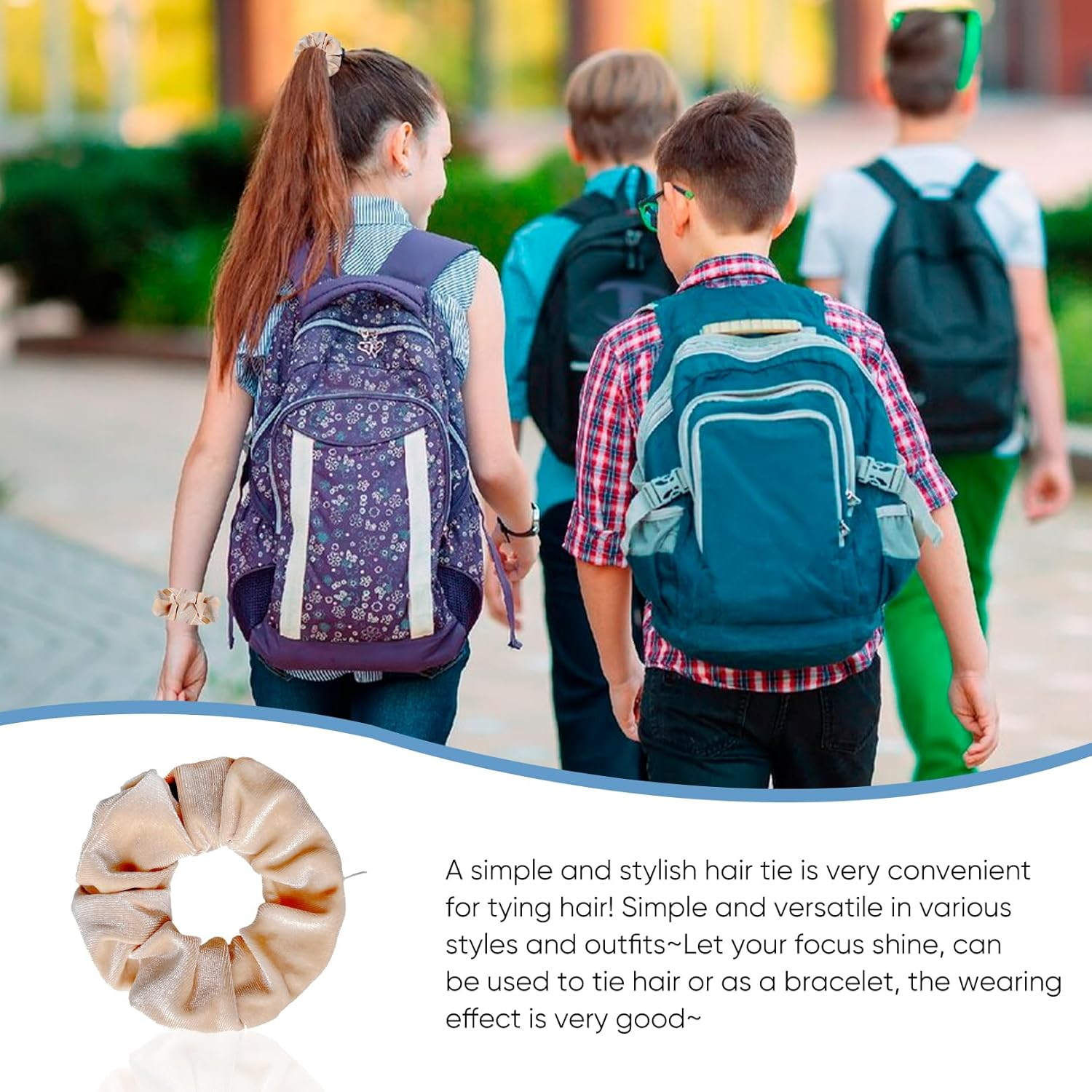 Pack of 4 Hair Bands with Zip, Travel Gadgets Hiding Money, Gadget Secret Compartment Holiday, Women Money Hiding, Safe Travel, Storage, Beach Hiding Valuables at Home image number 6