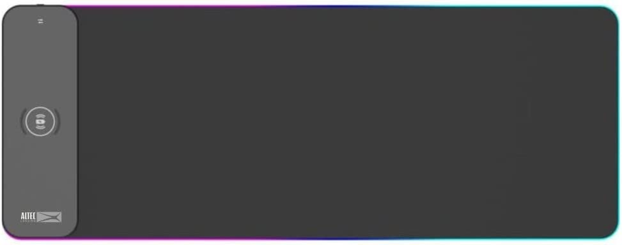Altec Lansing RGB Mousepad with Wireless Charging Pad, Non-Slip Rubber Base, Smart Touch Sensor, Gaming Keyboard Mat and Mouse Pad for PC, Laptop image number 2
